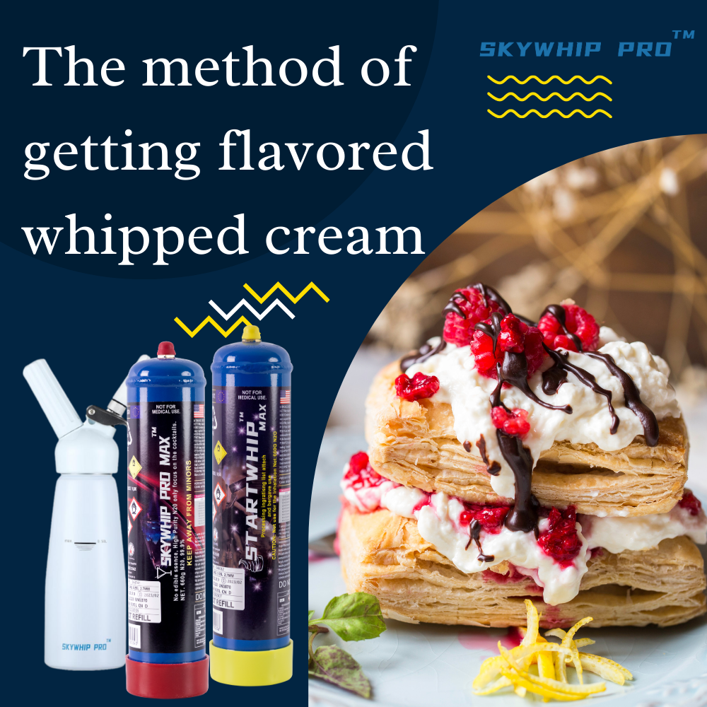 flavored whipped cream