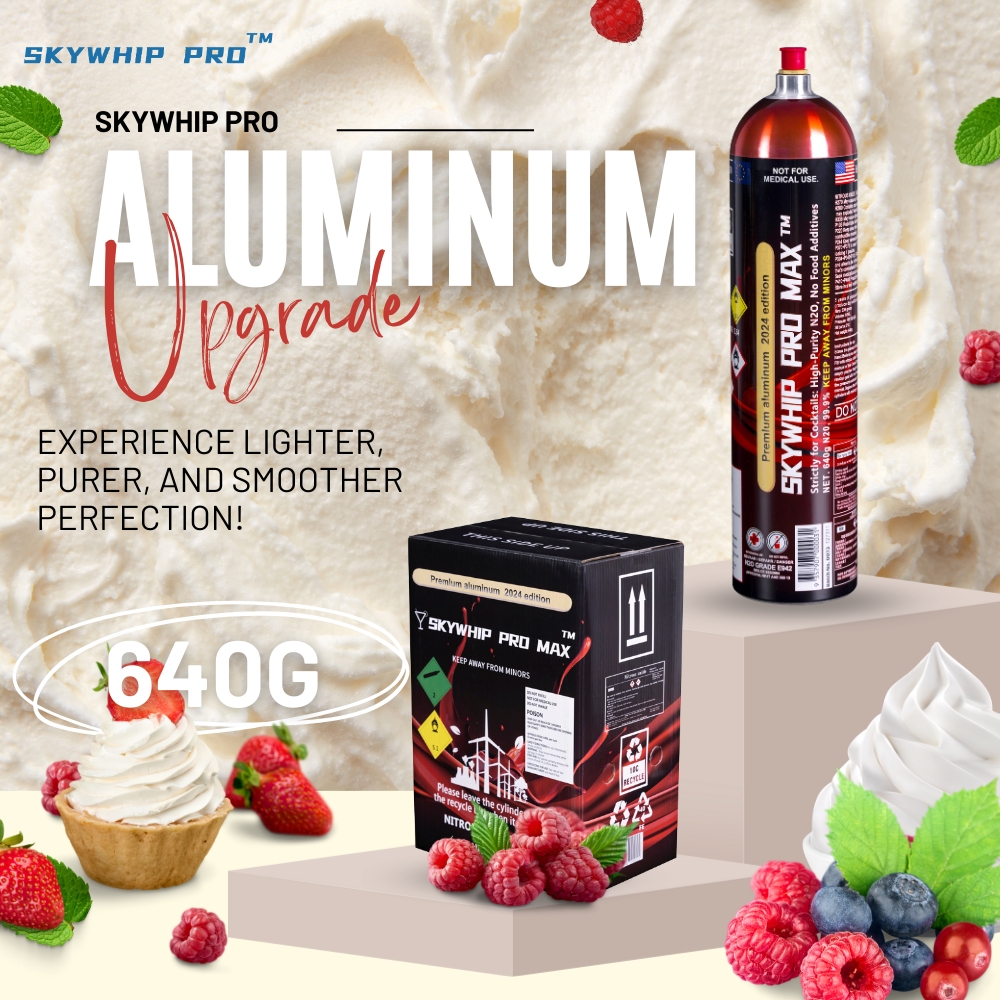 New Product Launch: 640g Aluminium Whipped Cream Chargers