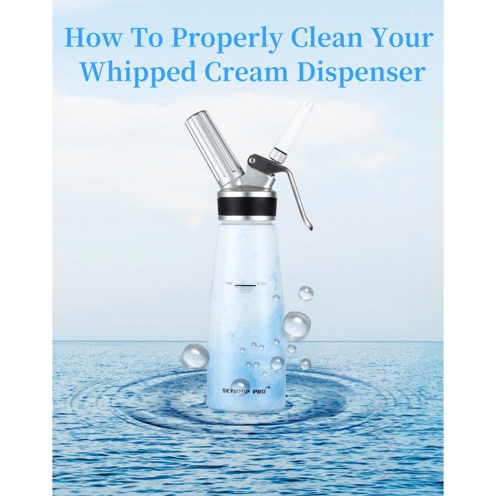5 Steps To  Clean Your Whipped Cream Chargers - Skywhip Australia