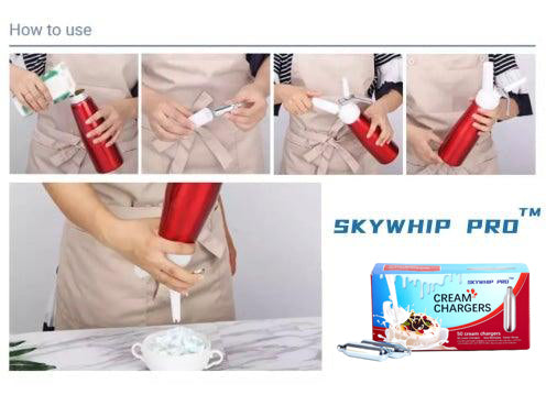 How To Use Our Skywhip Pro Cream Charger - Skywhip Australia