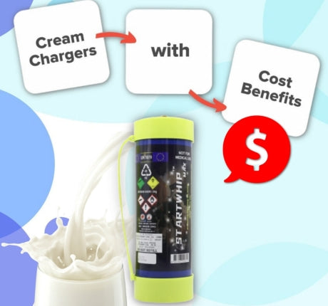 Startwhip Max 3.3L XL Cream Chargers N2O + Nozzle