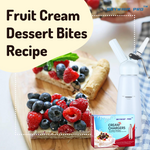 Fruit Cream Dessert Bites Recipe