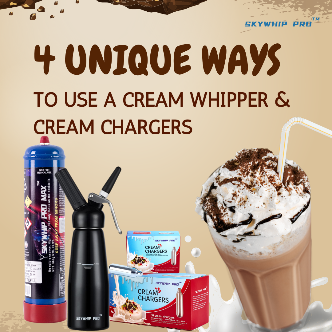 4 Unique Ways To Use A Cream Whipper & Cream Chargers Skywhip Australia