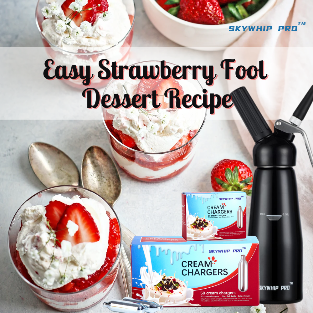 Easy Strawberry Fool Cream Dessert Recipe