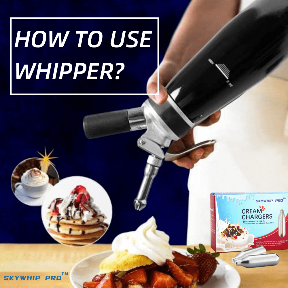 How to use whipper with 8g cream chargers?