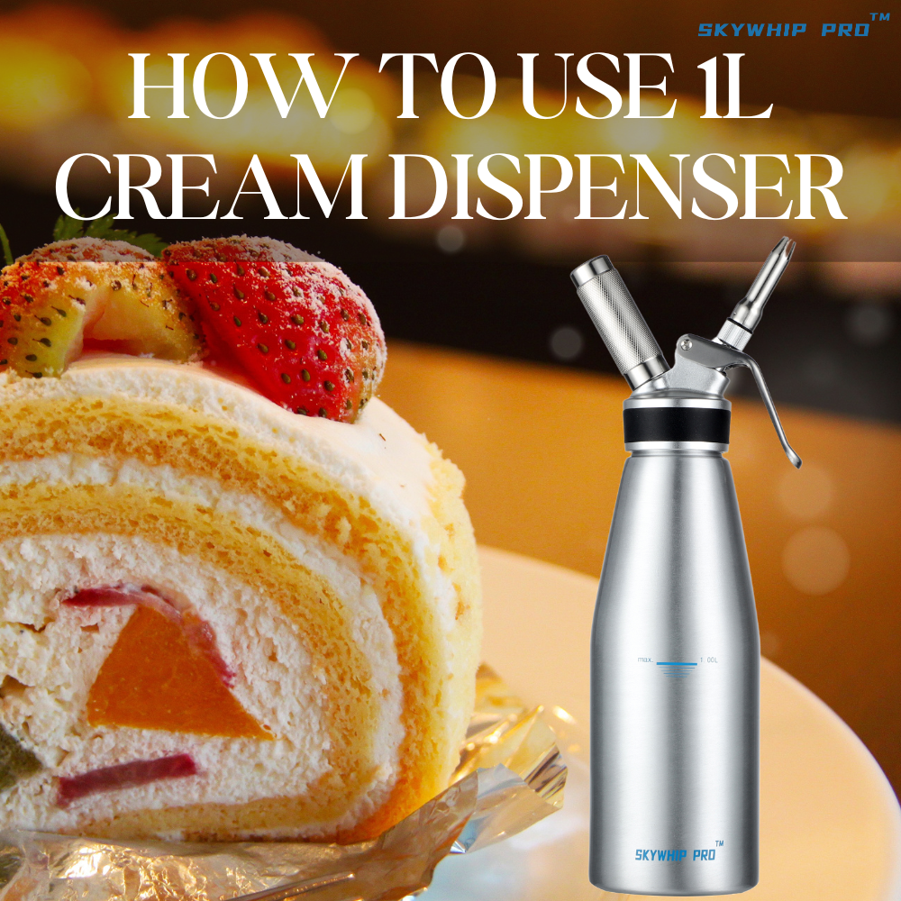 How to use 1L Cream Dispenser