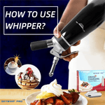 How to use whipper with 8g cream chargers?