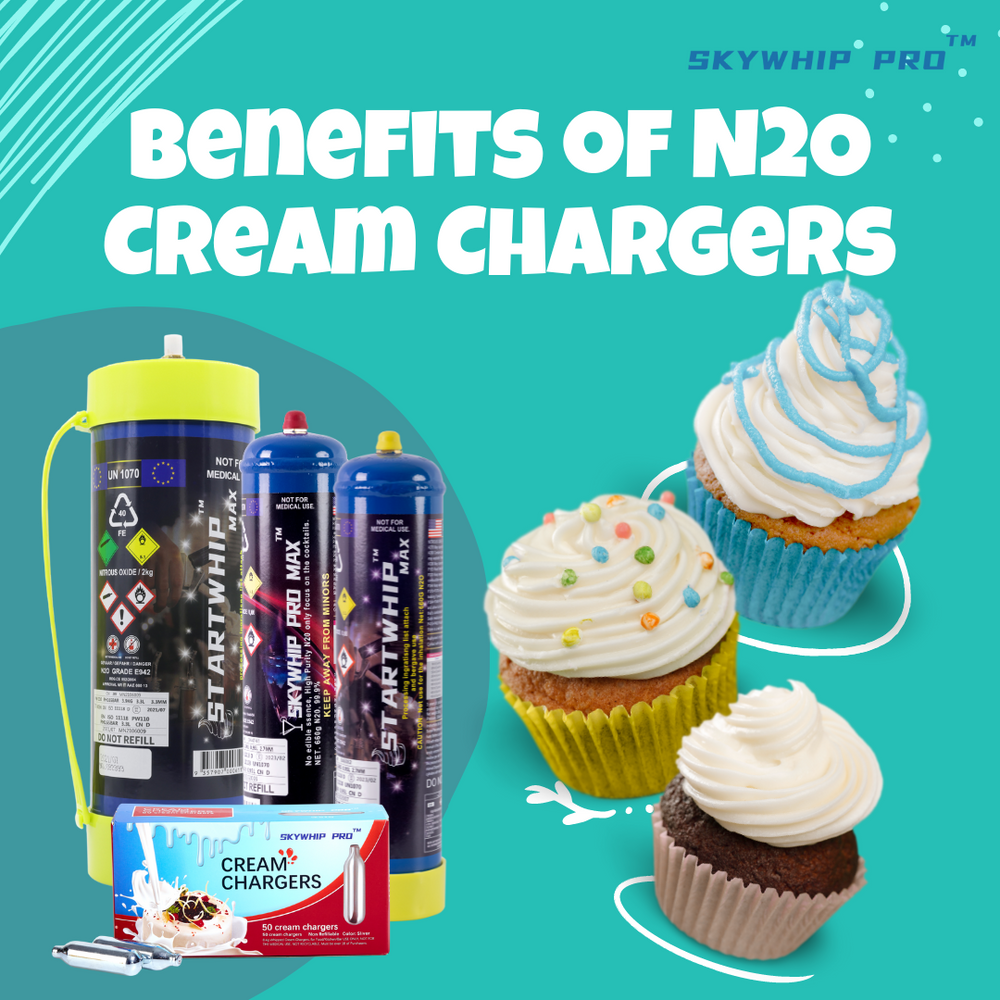 Benefits of N2O Cream Chargers 
