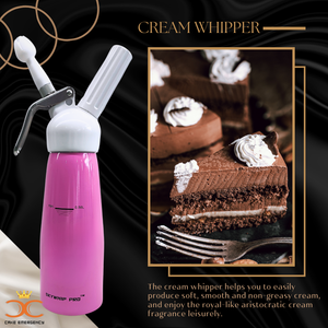Value Combo - Whip-it Whipped Cream Chargers 8.2g N2O + 0.5L Whipper