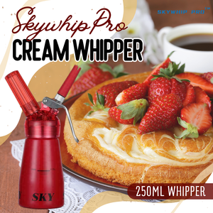 1 X Professional Skywhip Pro Max Cream Whipper Dispenser 250ml (Red)