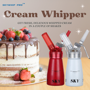 1 X Professional Skywhip Pro Max Cream Whipper Dispenser 250ml (Red)