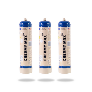 CM - Creamy Max 660g Cream Chargers N2O + Nozzles
