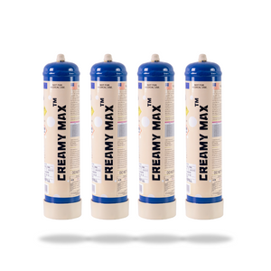 CM - Creamy Max 660g Cream Chargers N2O + Nozzles