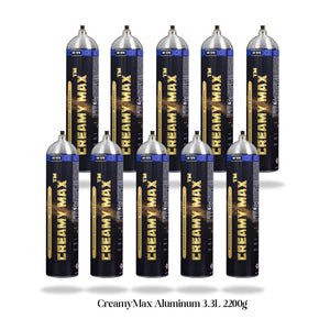 Wholesale Price - Aluminum Creamy Max 3.3L Cream Chargers Ultra-Pure N2O