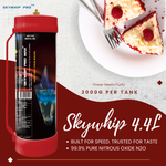 4.4PL - Skywhip Pro Max 4.4L XL Cream Chargers N2O + Nozzles