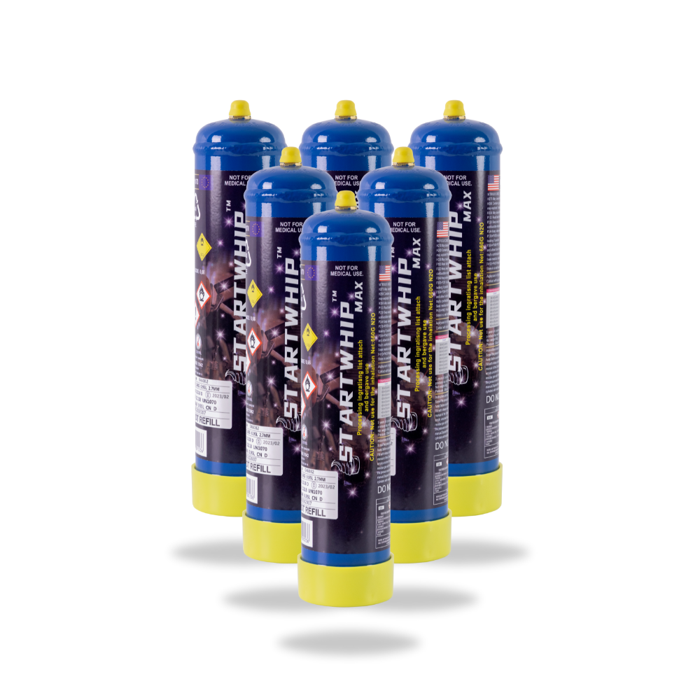 SM - Startwhip Max 660g Cream Chargers N2O + Nozzles