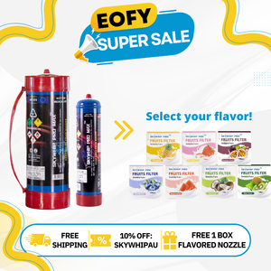 FLAVORED NOZZLE | 660g & 3.3L Skywhip Cream Chargers