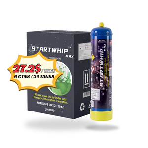 SM - Startwhip Max 660g Cream Chargers N2O + Nozzles