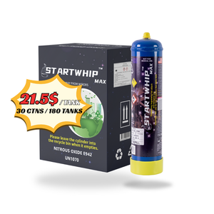 SM - Startwhip Max 660g Cream Chargers N2O + Nozzles