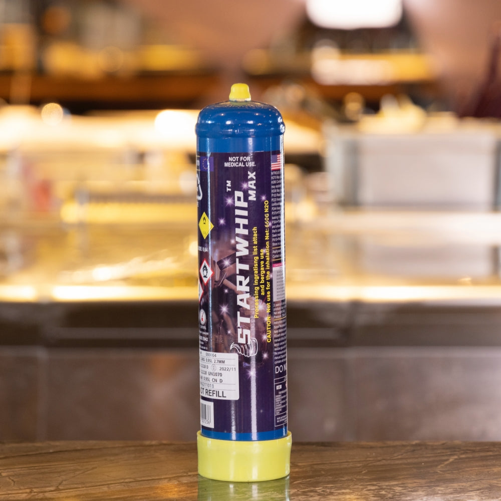 Wholesale Startwhip Max Whipped Cream Chargers 660g N2O Cylinders - One Pallet = 432 Tanks