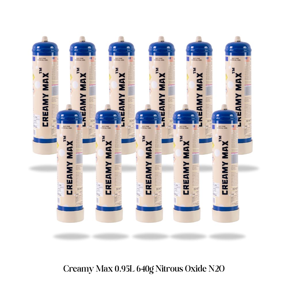 Wholesale Price - Creamy Max 660g Cream Chargers N2O + Nozzles
