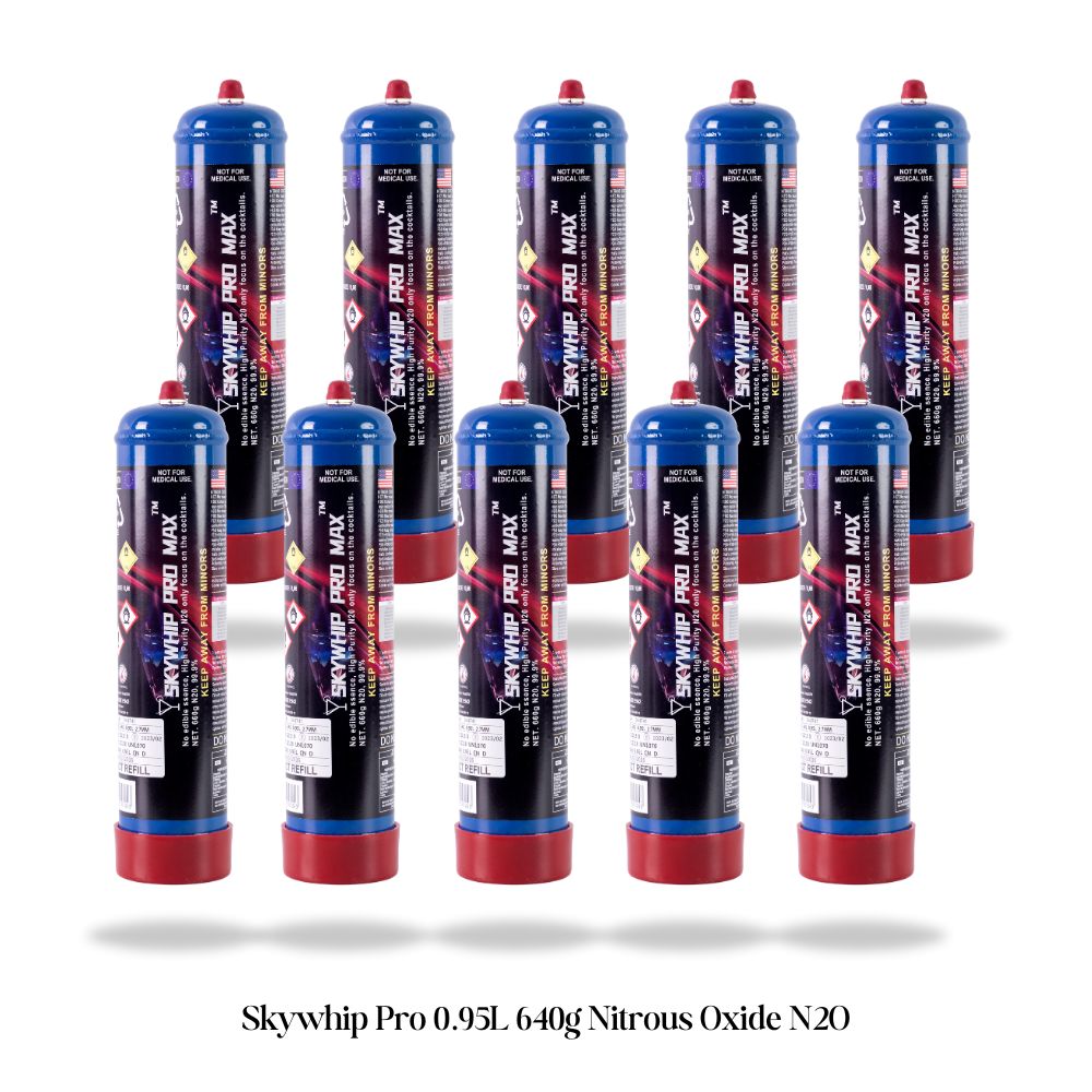 Wholesale Price - Skywhip Pro Max 660g Cream Chargers N2O + Nozzles