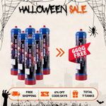 Total 7 Tanks - 6 x Skywhip pro +1 Free Skywhip pro 660g Cream Chargers N2O + Nozzles