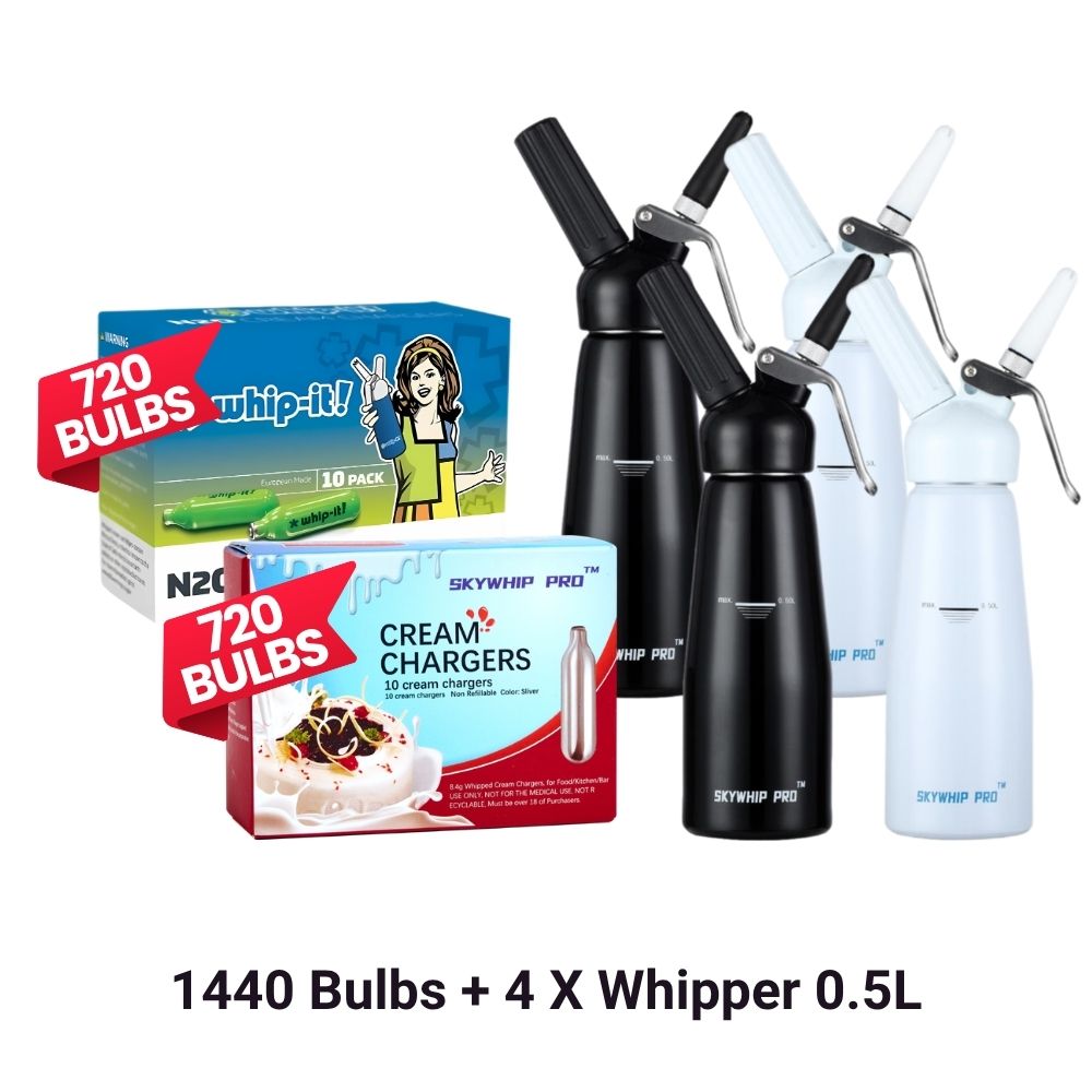 Daily Valued Promotion] - 720 Whip-it + 720 Skywhip 8.4g Whipped Crea