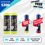 [Auto $60 Off] Total 4 Tanks - 2 x 3.3L + 1 x 660G Startwhip Max + 1 Free Skywhip pro 660g Cream Chargers N20