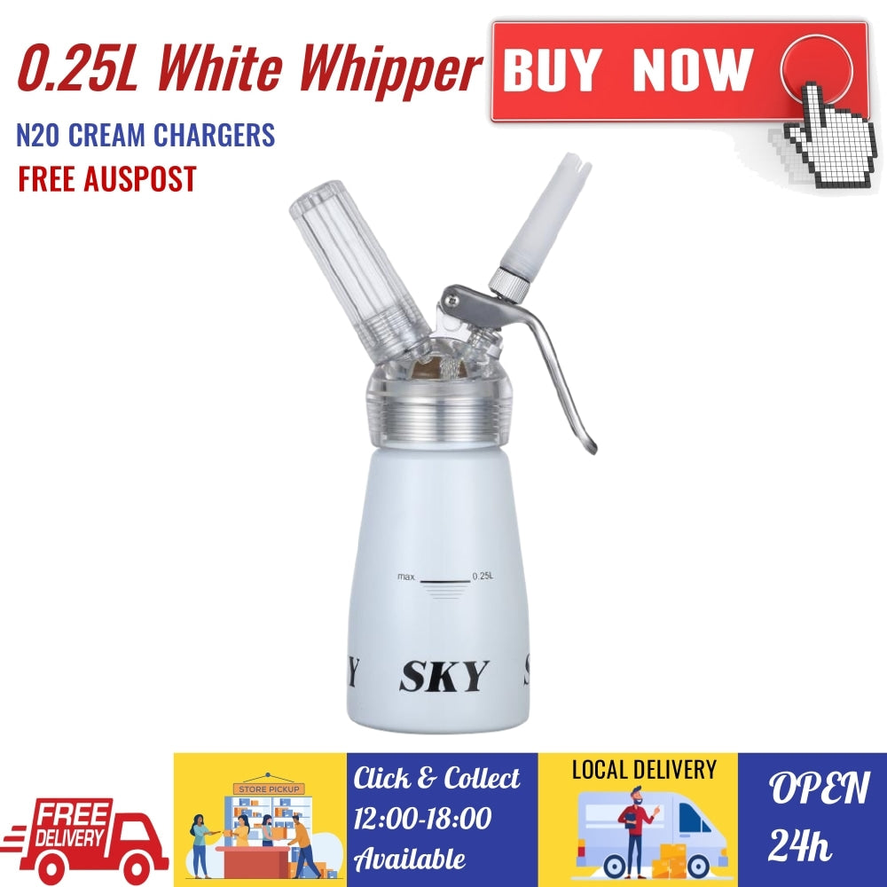 Cream Whipper Dispenser 250ml (White)