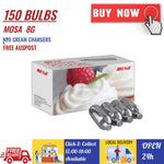 150 bulbs mosa cream chargers