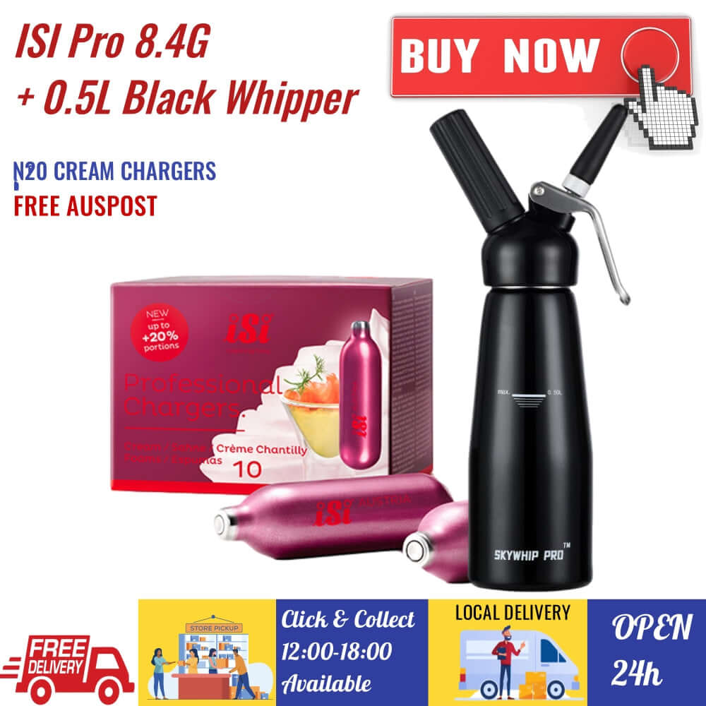 ISI PRO 8.4g Whipped Cream Chargers 240 Bulbs