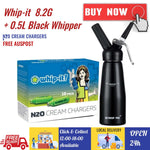SKYWHIP WHIP-IT CREAM CHAGERS+500ML WHIPPER
