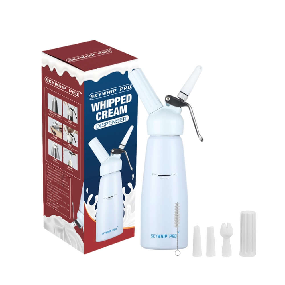 1 X Professional Skywhip Pro Max Whipper Dispenser 500ml (WHITE)