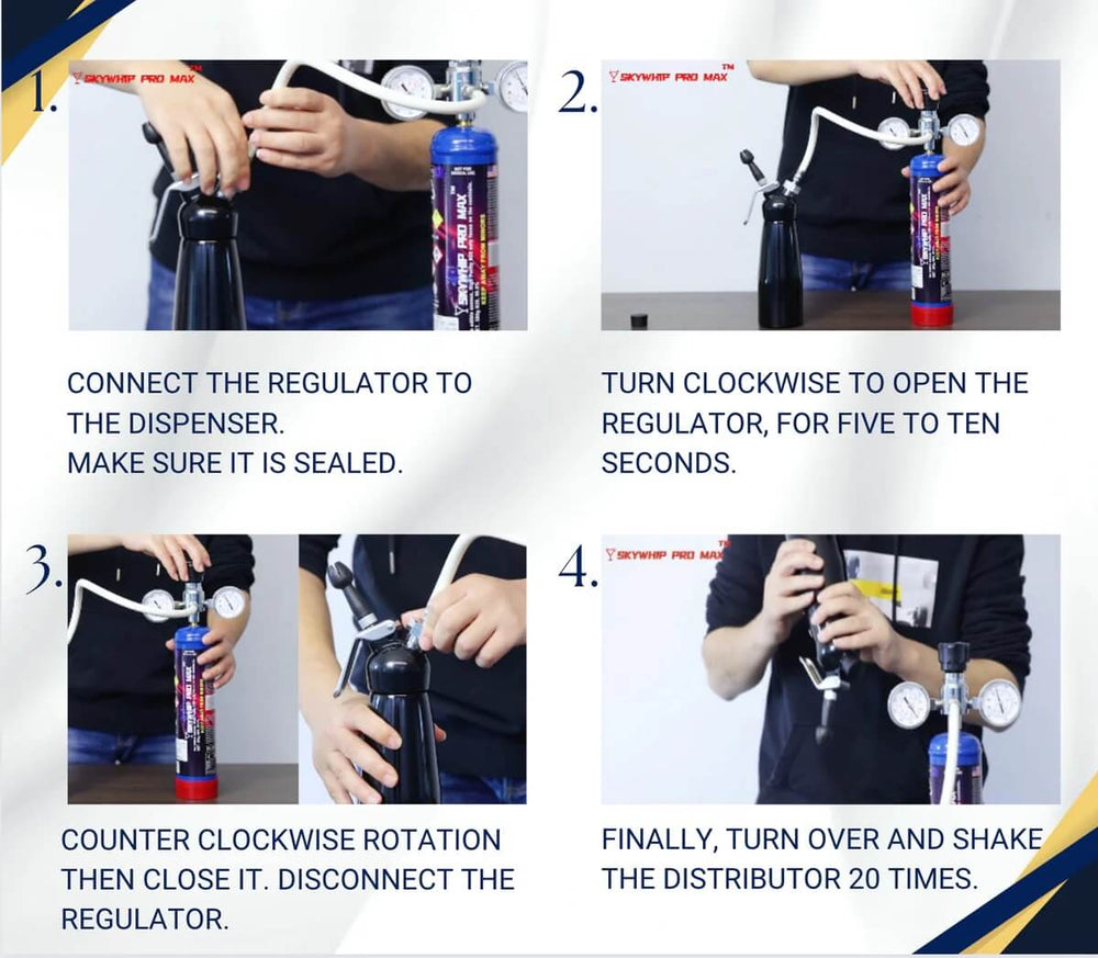 cream chargers method