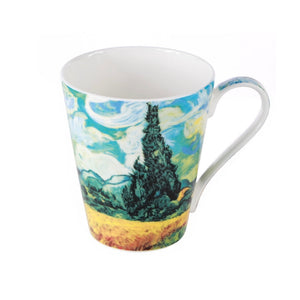 Skywhip Pro Max 350ml Coffee/Tea Mug Cup Sunflower/Cafe/Irises