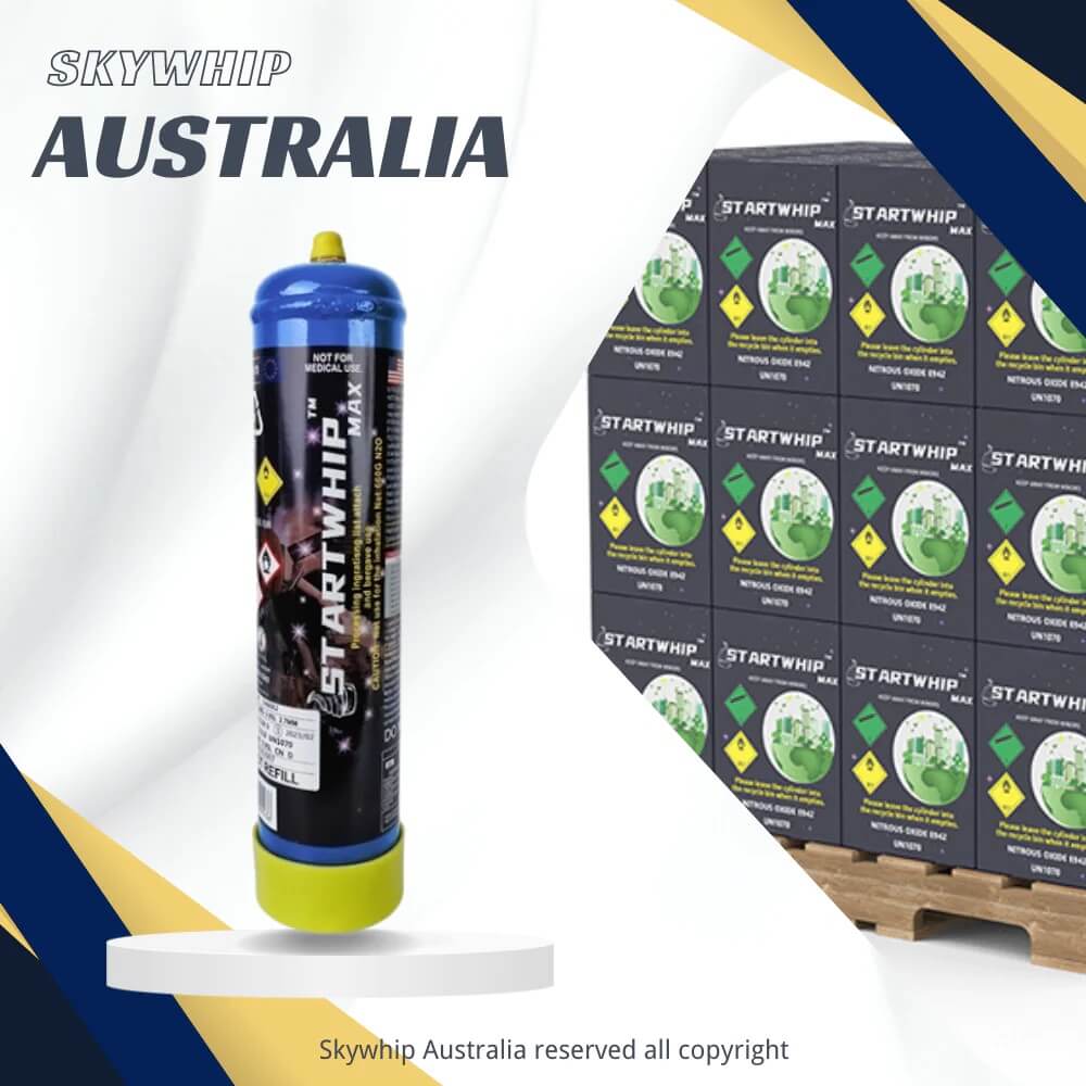 SM - Startwhip Max 660g Cream Chargers N2O + Nozzles