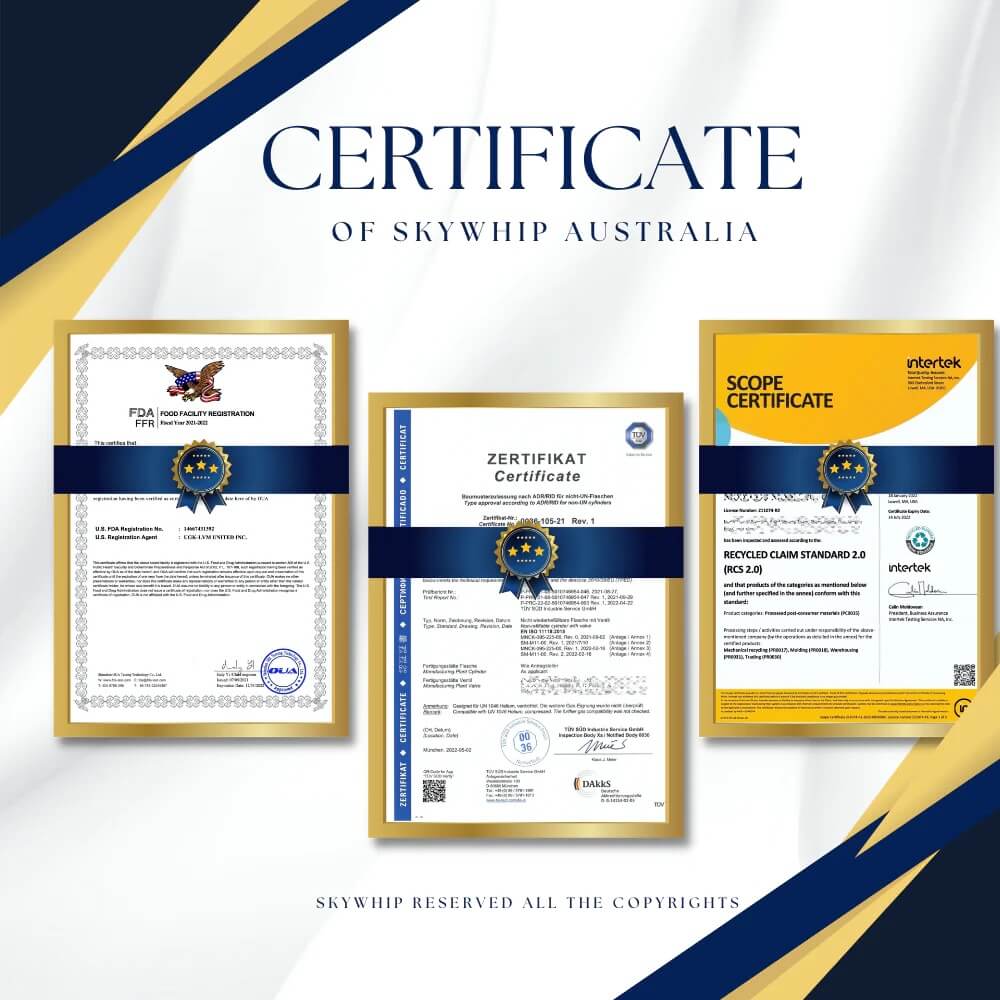 skywhip pro max certificate