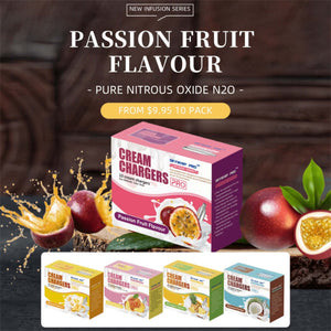 PASSION FRUIT FLAVOUR CREAM CHARGERS
