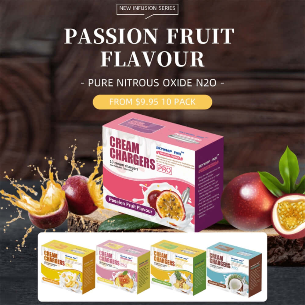 PASSSION FRUIT FLAVOUR CREAM CHARGERS