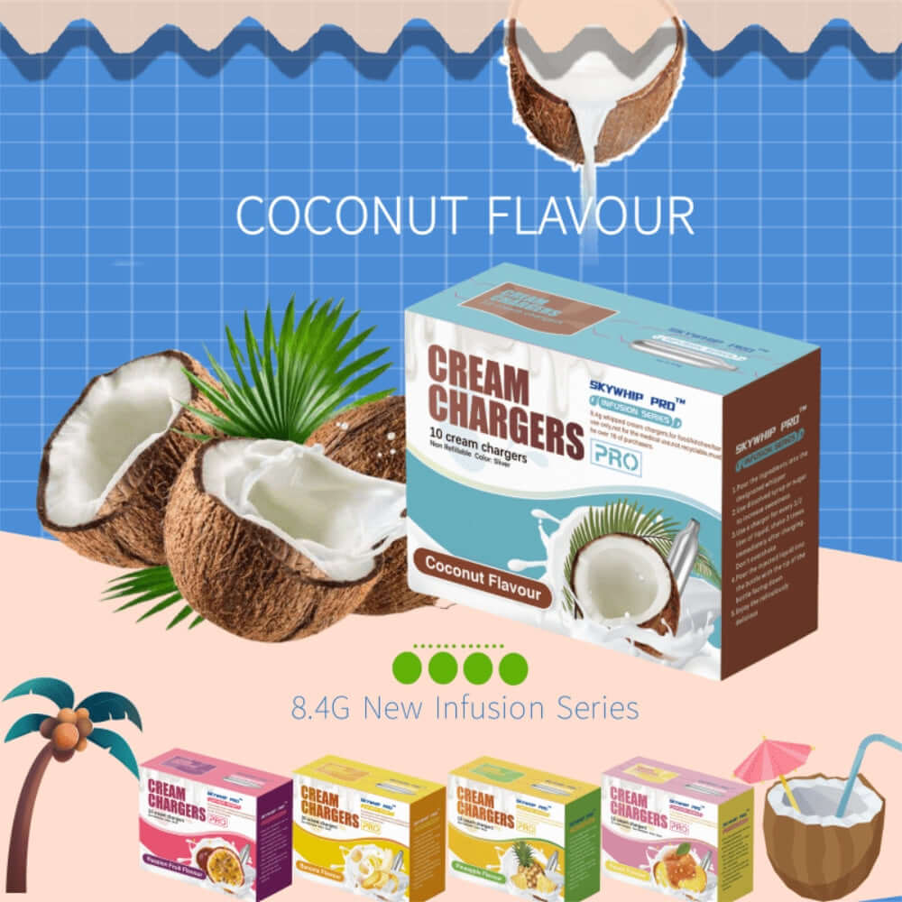 coconut flavour cream chargers