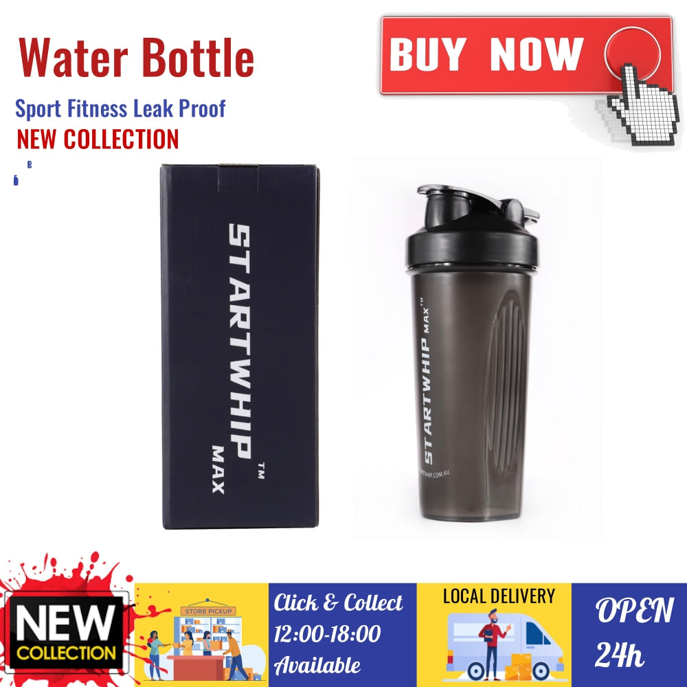 SKYWHIP PRO Startwhip Max 600ml Sport Fitness Gym Drinking Water Bottle Leak Proof Shaker Cup